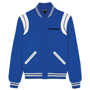 Vestes personnalisées pour hommes Veste universitaire Letterman en laine à manches en cuir de haute qualité avec 2 poches Veste pour hommes - Product Image 6