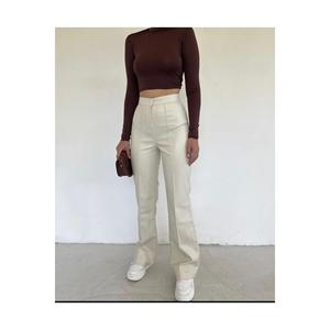 Çımalı Palazzo pantaloni di pelle - Product Image 4