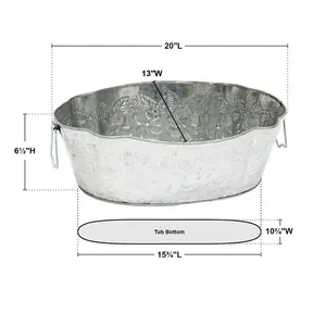 Seau à glace de fête en aluminium texturé, artisanat métallique moderne, finition satinée de luxe, fait à la main pour les mariages, fabriqué par ZAHID - Product Image 1