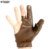 Gants de tir à trois doigts, gants de protection pour hommes, femmes, adolescents et adultes, gants de tir à l'arc pour débutants, gants de chasse