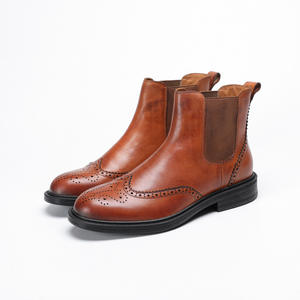 Botas de Media Pantorrilla de Cuero a la Moda con Hebilla, Diseño Ligero para Usar en Invierno y como Zapatos de Fiesta - Product Image 2