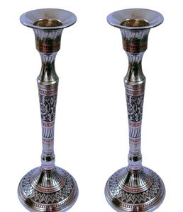 Portavelas de metal Decoración del hogar Artículos de fiesta Tamaño moderno Hierro de metal Recubierto de polvo en precio al por mayor - Product Image 1