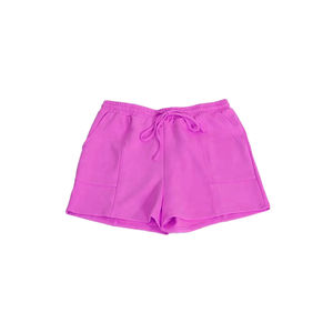 Ensemble short et crop top pour femme, nouvelle arrivée, vente chaude, respirant, 100% coton et molleton, ensemble short et crop top pour femme - Product Image 3