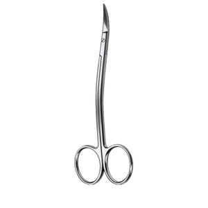 Tijeras quirúrgicas dentales profesionales de acero inoxidable QNQ, tijeras de goma La Grange, instrumentos curvos en forma de S para clínica bucal - Product Image 5