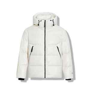 Haute qualité canard vêtements de travail vêtements minimaliste extérieur épais doudoune avec col montant capuche hiver chaud manteau en gros - Product Image 5