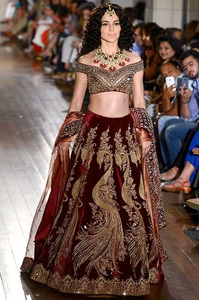 STYLISH--STUNNING-novia-bonito vestido KOTI con LEHENGA, con adornos de cuentas de cristal, trabajo de piedra para boda = 2021 - Product Image 5