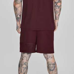 Pantalones cortos de algodón lavados con ácido y piedra con parche bordado de gran tamaño descolorido estampado informal personalizado para hombre para mí - Product Image 5