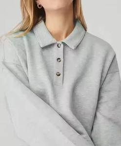 Polos de hombre de algodón y poliéster al por mayor, camisetas de manga corta de piqué con 3 botones, camiseta informal de corte clásico, camisetas de golf de rendimiento - Product Image 3