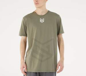 Camisas de calle informales de secado rápido de talla grande de microfibra de manga corta con hombros caídos y estampado personalizado para hombre al por mayor - Product Image 1