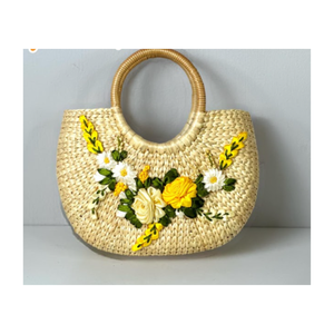 La mejor opción para usted: bolsas de jacinto de agua vietnamitas Estilo sostenible: jacinto de agua para exportación - Product Image 1