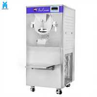 Machine à glace dure commerciale de style italien en acier inoxydable, capacité 60-80L/H, pour café et pâtisserie
