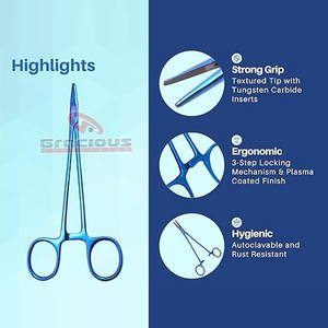 Nouveaux porte-aiguilles manuels fabriqués au Pakistan Meilleures ventes Utilisation chirurgicale réutilisable sur mesure Qualité A + - Product Image 4