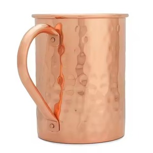 Premium Moscow Mule <b>Copper</b> Tumbler with <b>Copper</b> Handle Eco-friendly Reusable Unique Design Available for Wholesale - Product Image 1