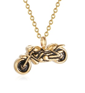 Rose Gold Motorcycle Cremation Pendant <b>for</b> <b>Ashes</b> Memorial Stainless Steel <b>Necklace</b> <b>Ashes</b> Urn Keepsake <b>for</b> Women Custom Size urn - Product Image 6