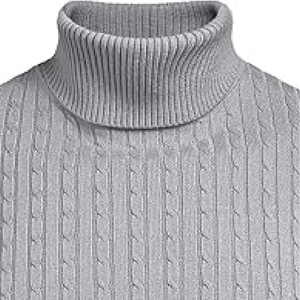 Pull en tricot de qualité unique Pull d'hiver à col rond en polyester surdimensionné Pull en tricot personnalisé - Product Image 2
