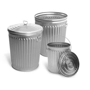 Galvanized trash bin for multipurpose wastage for office & home hot selling waste bin manufacturer