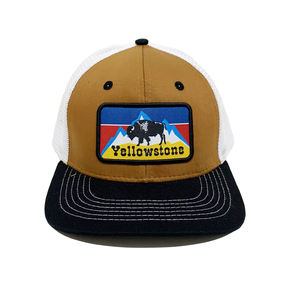 หมวกกีฬาทรูคเกอร์แบบคลาสสิก ODM หมวกแก็ปปีกติดโลโก้ผ้าทอแบบปรับได้ - Product Image 1