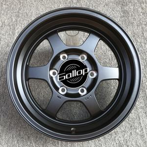 Galop 4WD plat profond 6 rayons 15 <span class=keywords><strong>pouces</strong></span> 16 <span class=keywords><strong>pouces</strong></span> décalés 4x4 <span class=keywords><strong>4x100</strong></span> 4x114.3 6x139.7 0 et roues tout-terrain pour SUV voiture de sport - Product Image 6