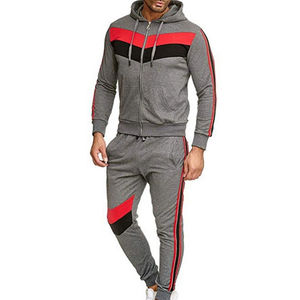 ชุดวิ่งสำหรับผู้ชายชุดออกกำลังกายผ้าฝ้าย100% เข้ารูปชุดวิ่งสำหรับฤดูหนาวชุดออกกำลังกาย - Product Image 3