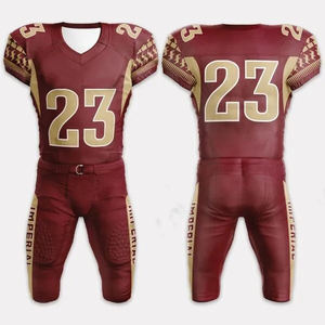 Maillot de football américain sur mesure OEM de haute qualité, grande taille, nouveau design, respirant, uniforme à manches courtes, sublimé à 100% - Product Image 4