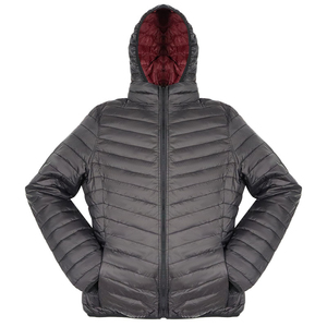 Chaqueta acolchada de invierno larga personalizada para hombre, chaqueta acolchada impermeable con cuello levantado y estilo a la moda al por mayor - Product Image 1