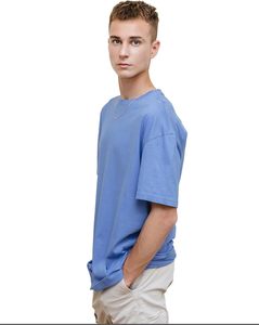 Camiseta de gran tamaño Boxy de alta calidad para hombre, camiseta de manga corta, 100% de algodón, ajuste holgado, camiseta con logotipo personalizado OEM - Product Image 1