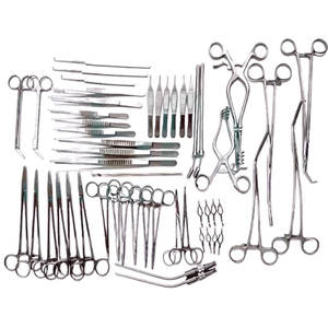 Juego de 52 piezas de cirugía vascular, instrumentos médicos quirúrgicos, kit de instrumentos de cirugía, calidad alemana - Product Image 1