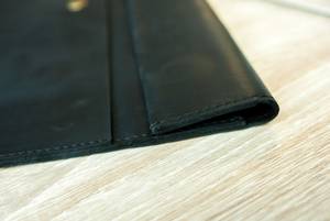 Genuine Leather <b>Sleeve</b> for <b>iPad</b> & Laptops Lightweight Portable Minimalist Vintage Design Universal Fit LS-0002 - Product Image 5