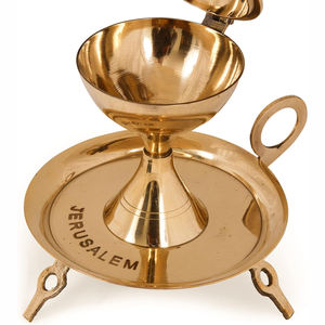 Brûleur d'encens suspendu en laiton avec chaîne accessoires de parfum d'air article décoratif pour la décoration intérieure d'hôtel à la maison - Product Image 6