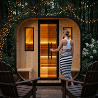 Poêle chauffant d'extérieur en forme de cube pour sauna, service OEM/ODM, construction durable de haute qualité pour jardin, bien-être et spa
