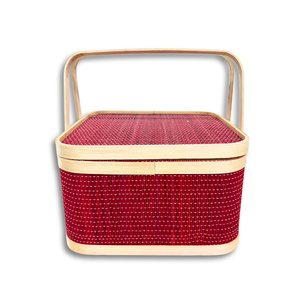 ตะกร้าไม้ไผ่อเนกประสงค์สำหรับเป็นของขวัญ: เหมาะสำหรับตกแต่งบ้านและจัดเก็บที่มีคุณภาพสูง - Product Image 1