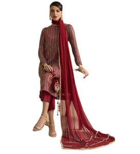 Trajes de Mujer de Marca Privada en Existencia, Diseño Único, Tallas Grandes, Formales, Ecológicos, Transpirables, de Chifón/Seda Cruda, Gran Venta - Product Image 1