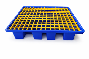 Plataforma de Contención de Derrames de Plástico Industrial de Alta Resistencia con Entrada Bidireccional y Alta Capacidad de Carga Dinámica para Almacenamiento de Barriles de Químicos y Petróleo - Product Image 2