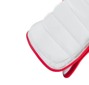 Gants de maintien de cricket personnalisés en cuir de soutien blanc avec logo personnalisé et options de taille - Product Image 5