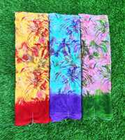 Sari de Georgette con Estampado Floral para Uso Diario, Venta al por Mayor, Sari Informal para Mujer, Paquete Combinado de Tela Suave, Diseño Moderno