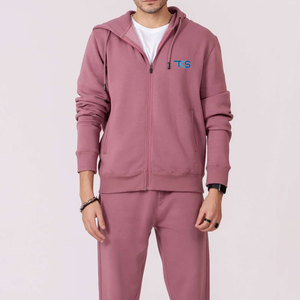 Chándal de 100% algodón con logotipo personalizado para hombre, forro polar transpirable de alta calidad hecho en Pakistán, cómodo para deportes de invierno - Product Image 3