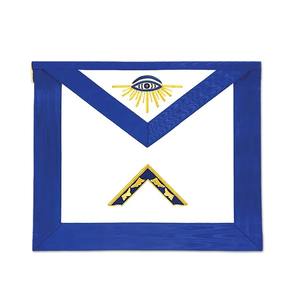 Pin 3D Personalizado de Regalia Masónica para Maestro Venerable de Logia Azul en Delantal de Tela - Product Image 1