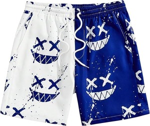 Pantalones Cortos de Hombre de Alta Calidad en Spandex/Poliéster, Estilo Urbano, Cintura Elástica, Antiarrugas, Transpirables, de Secado Rápido y Ecológicos - Product Image 1