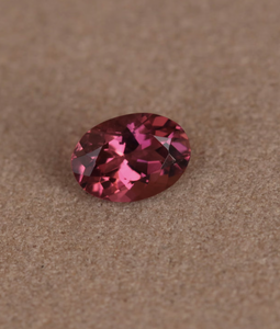 Rubellite Naturelle Tourmaline Forme Ovale Facettes Lâche Couleur Rouge Bijoux Semi-Précieux pour Bagues Collier Boucles D'oreilles IGI Certifié - Product Image 4