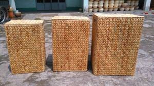 ตะกร้าผักตบชวามาตรฐานส่งออกตะกร้าสานด้วยมือจากเวียดนามตะกร้าผักตบชวาใส่น้ำมาตรฐานส่งออกเหมาะสำหรับตลาดโลก - Product Image 4