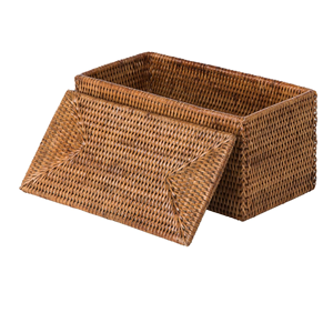 Cesta de ratán artesanal a precio barato, cestas de almacenamiento tejidas de ratán para dormitorio, cocina, restaurante de Vietnam - Product Image 4