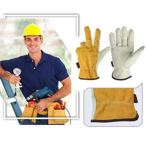 Guantes de jardinería de cuero ligeros y cómodos de alta calidad - Product Image 5