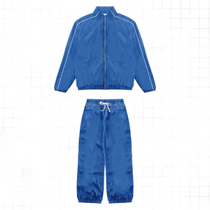 Grande taille nouvelle mode 2025 Street Wear coupe-vent ensemble hommes nouveau Design personnalisé coupe-vent coupe-vent survêtements pour hommes - Product Image 1