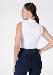 Camiseta de Equitación Personalizada OEM para Mujer, Transpirable, Cómoda, Ligera, Elástica, sin Mangas - Product Image 3