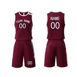 Uniformes de Baloncesto Personalizados de Alta Calidad con Diseño Nuevo, Impresión Térmica, Costuras Antibacterianas, Uniforme Unisex 100% Poliéster - Product Image 2