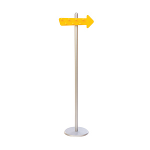 Porte-manteau en bois massif jaune Oneway, design durable et élégant, base en métal avec options de couleurs amusantes - Product Image 1