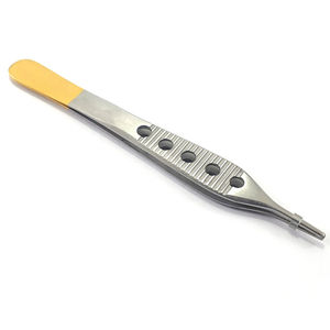 Fórceps de tejido Adson TC 1x2 dientes Venta caliente 12cm Instrumentos quirúrgicos manuales de acero inoxidable alemán Fórceps de pulgar de diente de rata - Product Image 2
