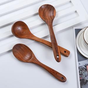 Espátula de cocina ecológica con logotipo personalizado, espátulas de madera, utensilios de cocina esenciales - Product Image 2