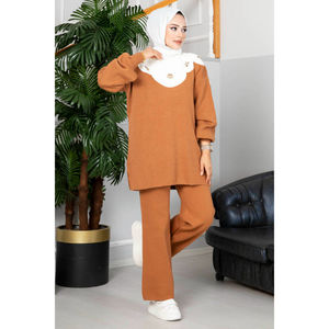 Nouvelle saison vêtements islamiques d'hiver pour femmes robe Abaya caftan tunique Dubaï mode islamique musulmane robes islamiques de fabrication turque - Product Image 5