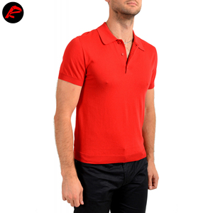 เสื้อโปโลสำหรับผู้ชายเสื้อกอล์ฟแขนสั้นลายเรียบปักโลโก้ตามสั่ง - Product Image 3